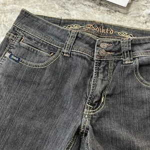 Adiktd jeans mid rise flare